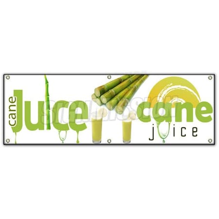 SUGAR CANE JUICE BANNER SIGN Fresh Drinks Cold Ice Soda Water